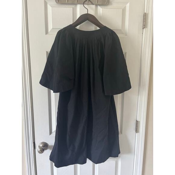 Tuckernuck Pomander Place black Finley flutter sleeve dress sz small - Picture 10 of 12